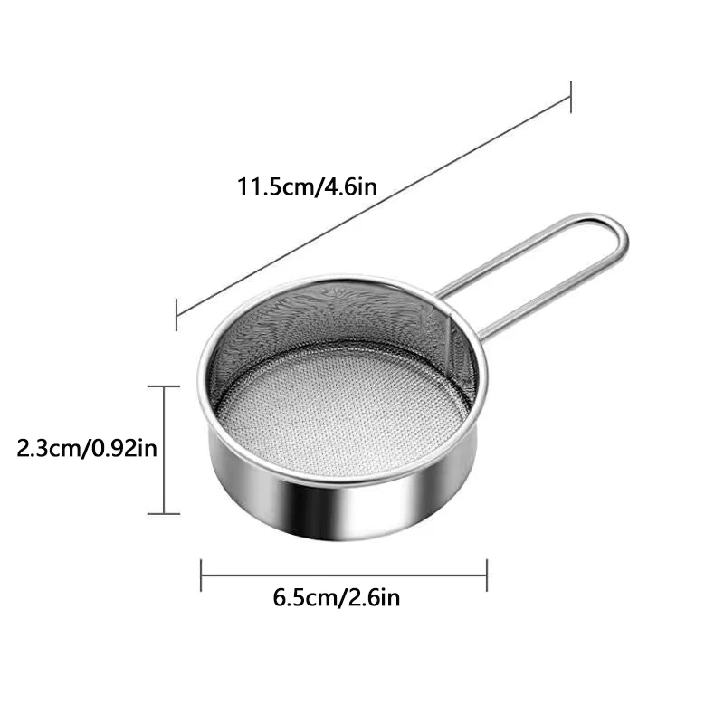 1 шт. сито для муки из нержавеющей стали экран мытья выпечки сахарный порошок сока