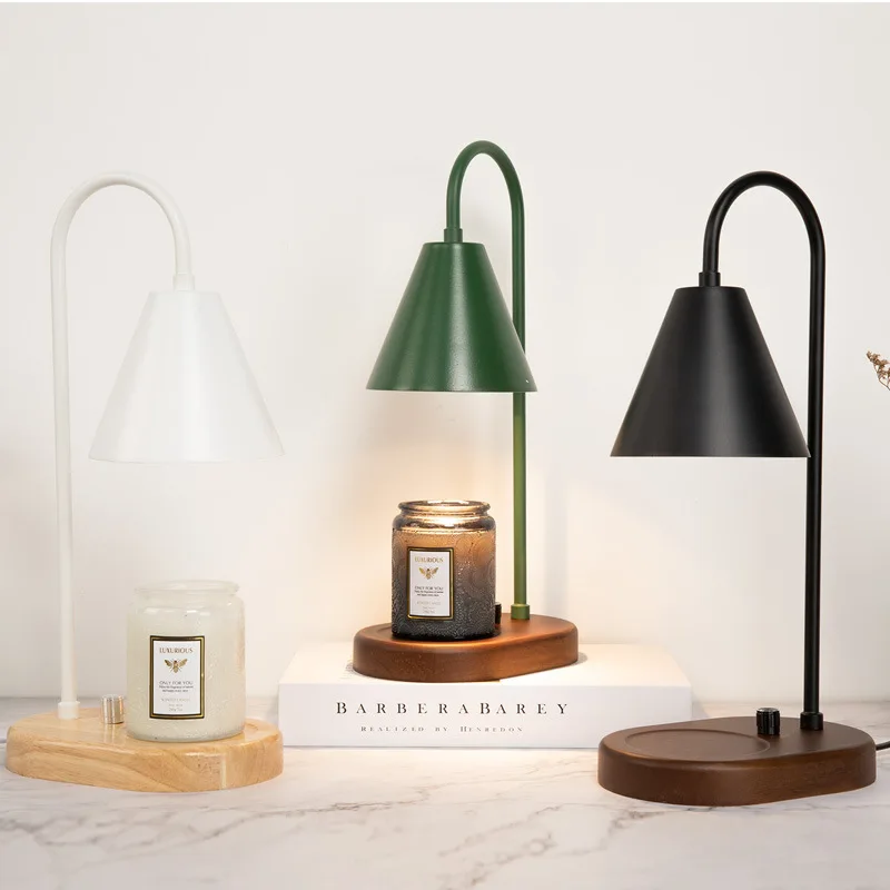 

Electric Candle Warmer Aromatherapy wax lamp warm and romantic bedside lamp Nordic aromatic candle dimming net red retro decora