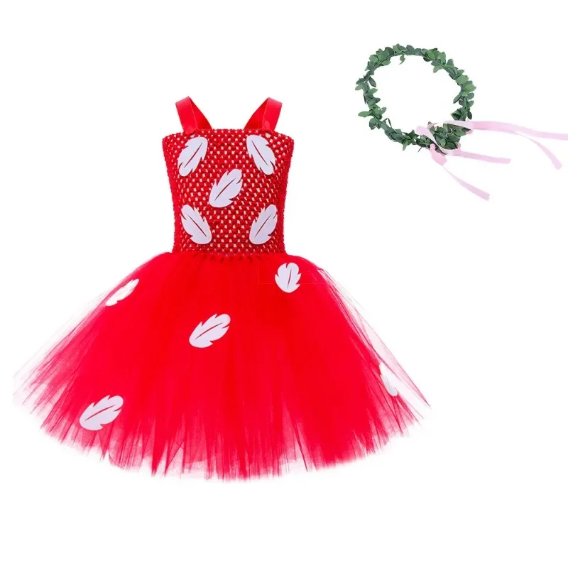 Платье-пачка для девочек с гавайским островом костюм принцессы Лило тюлевое