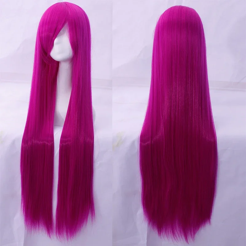 100 см 42 дюйма длинный прямой парик для косплея женский универсальный мультяшный