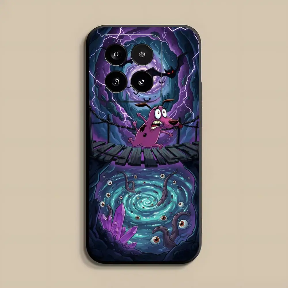 Чехол для телефона C-Courage Cowardly Dog, силиконовый чехол для Redmi Note 15 A7 Xiaomi 17 Ultra 15 14 T Pro Plus 4G 5G (art.: 3920dbd58b2dd) - 3920dbd58b2dd