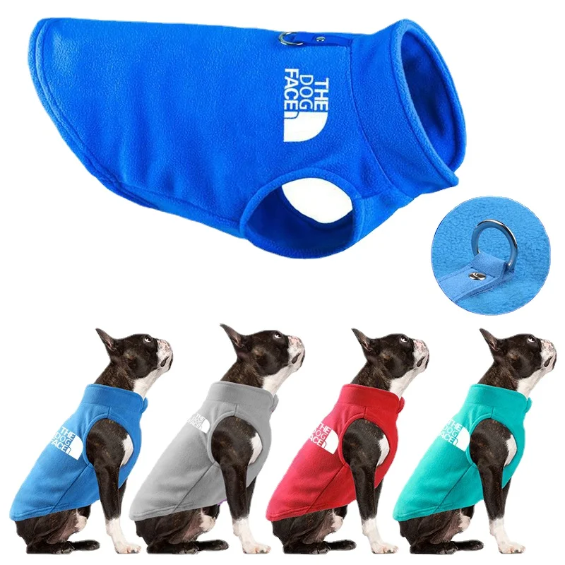 

The Dog Face Luxury Pet Dog Clothes Winter Warm Fleece Dog Vest Small and Medium Dog Chihuahua French Bulldog Puppy Cat Clothes