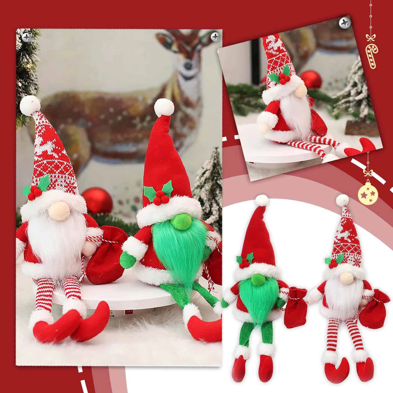 

Gnome h Doll Decorations Handmake S Candinavian Tomte For Christmas Santa Decoration Table Decor Oversized Tree Ornaments