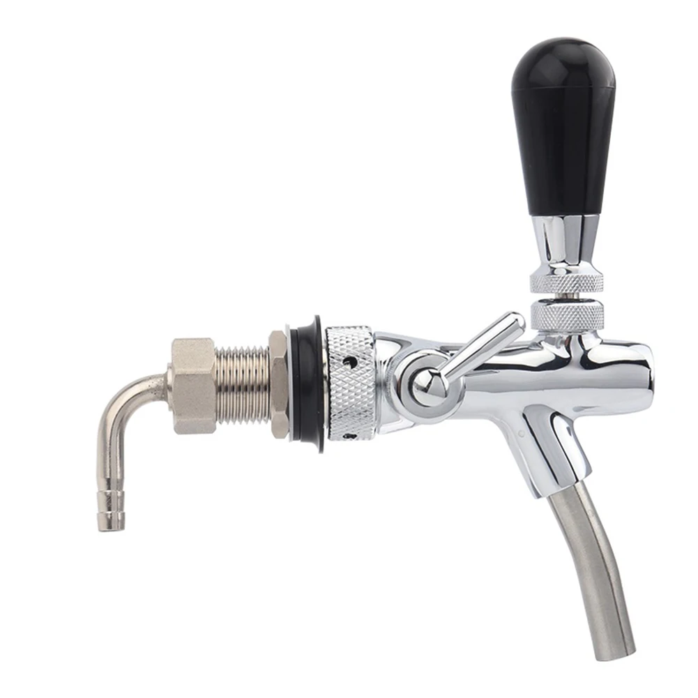 

Draft Beer 304 Faucet For Standard Knurled Beer Threads 1-1/8\\\\\\\\\\\\\\\"-18 Thread Brand New High Quality Stainless Steel
