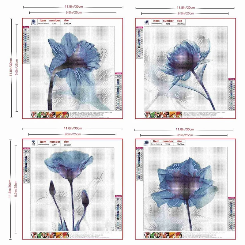 Акция! 4 шт. набор для алмазной вышивки сделай сам |