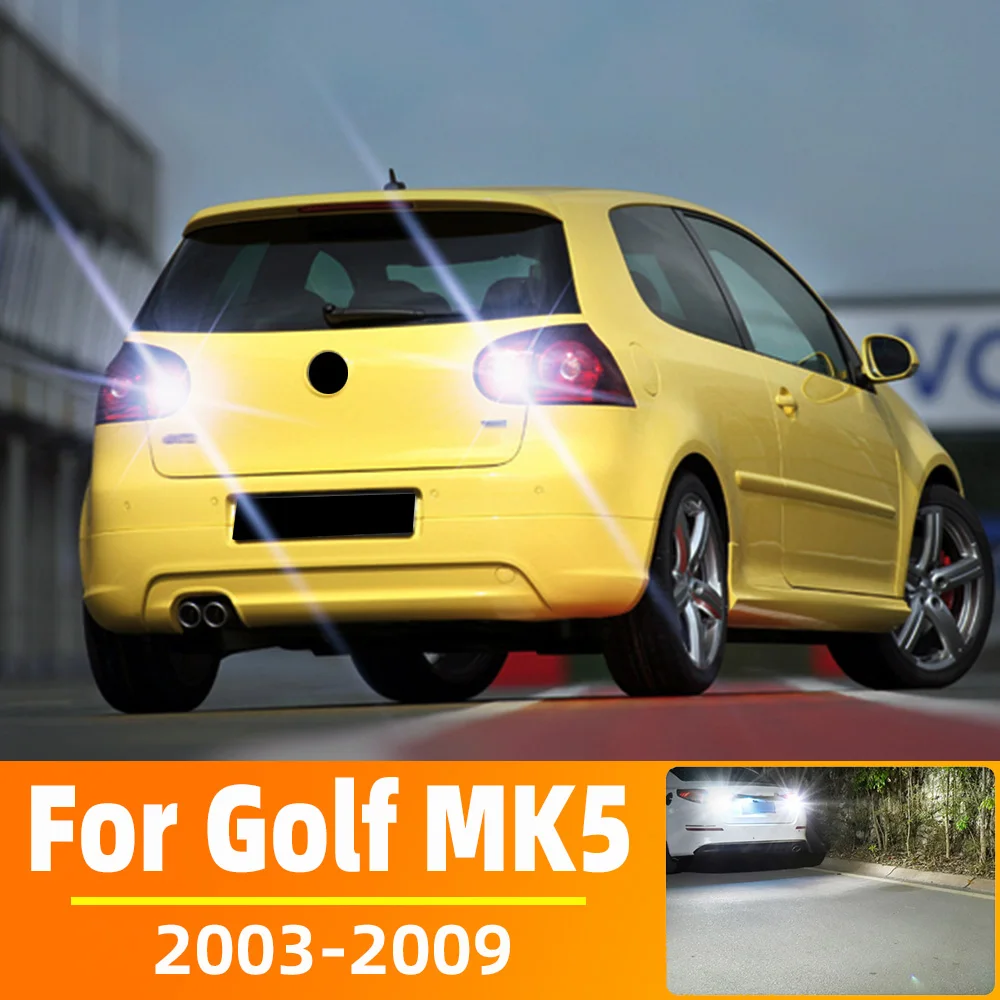 2PCS Canbus For VW for Golf 5 MK5 MK V 2003-2009 LED Backup Reverse Back Up Light Bulbs