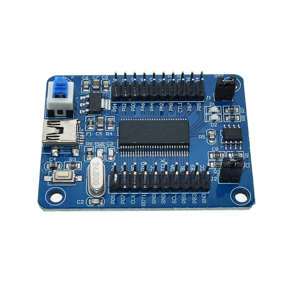 Фото Официальный IEZ-USB FX2LP CY7C68013A Основная плата USB макетная плата USB логический анализатор I2C последовательный и SPI высокое качество В наличии №5
