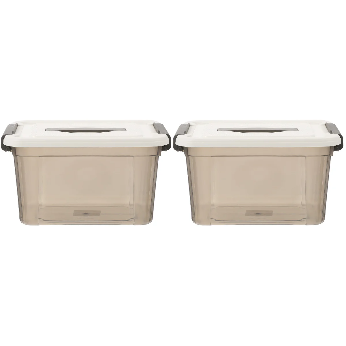 

2x Latching Buckles Secure Latching Buckles Tote Organizing Container Household Storage Bin for Home Bathroom Hotel Bedroom