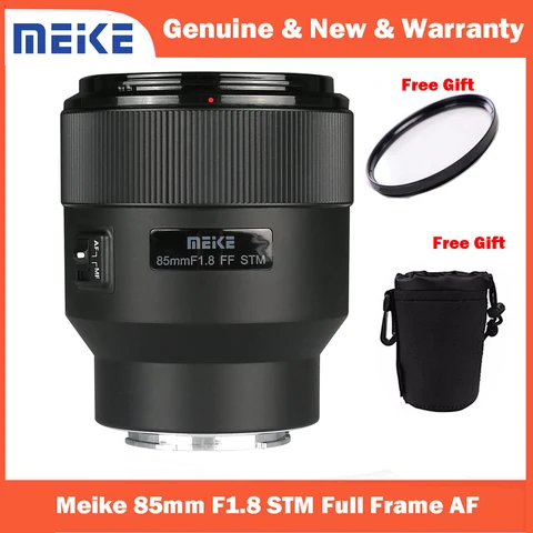 Meike 85 мм F1.8 Автофокус Средний телефото STM (шаговый двигатель) Полнокадровый портретный объектив для Sony E-Mount Nikon Z Fujifilm X