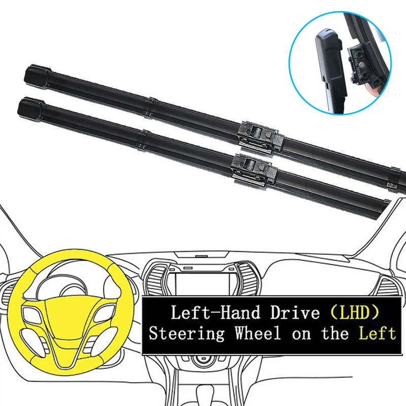 

Щетки стеклоочистителя для Mercedes Benz A Class W176 2016 ~ 2018, щетки стеклоочистителя, аксессуары A-klase A160 A180 A200 A45 2017