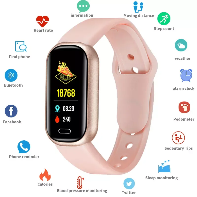 

Smar Band Y16 Smart Bracelet Women Sport Fitness Tracker Heart Rate Sleep Monitor Men Bluetooth Smart Watch For Kids IOS Android