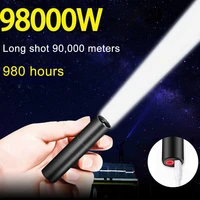 powerful mini led flashlights usb rechargeable light waterproof outdoor for night portable torch camping 3 lighting modes zoom