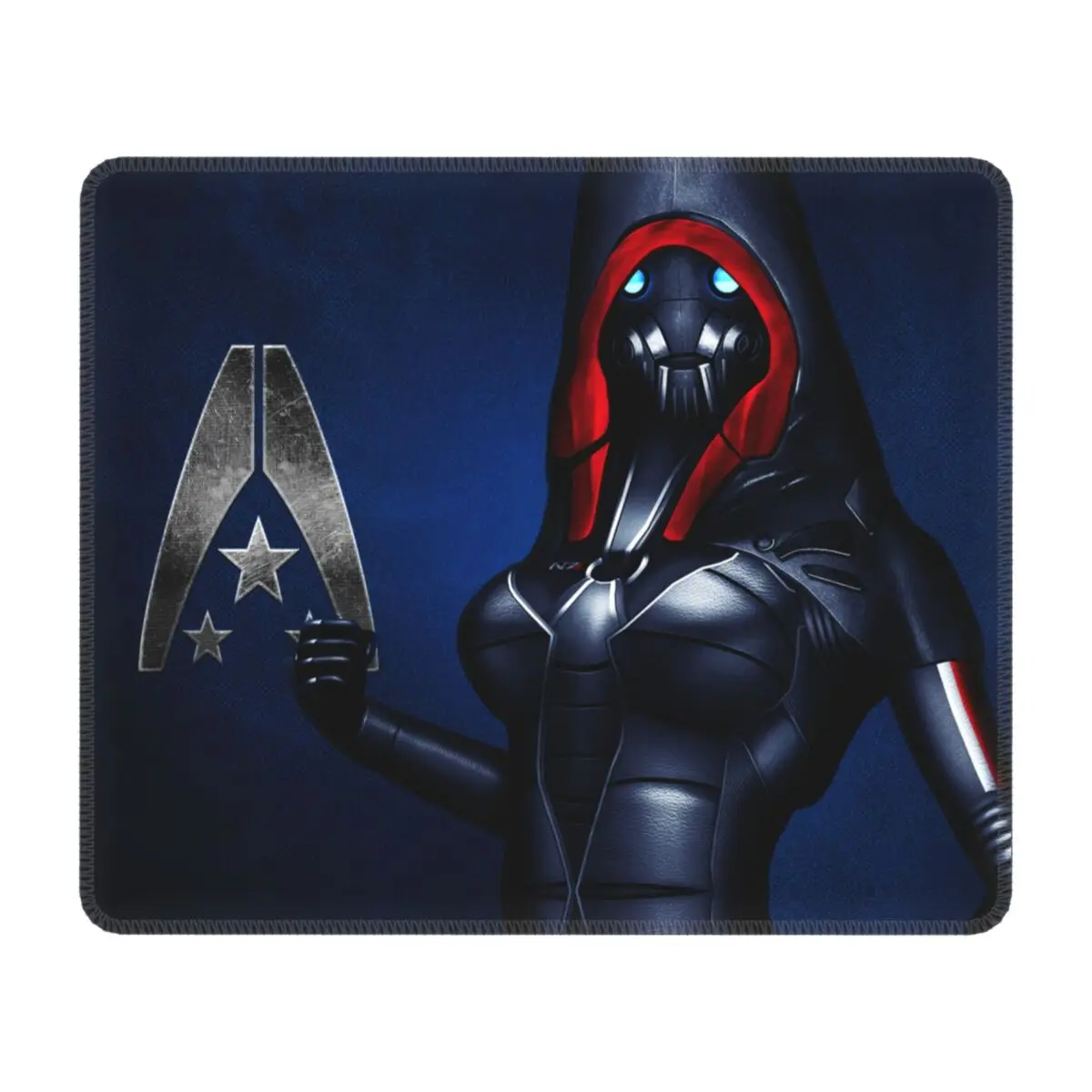 

N7 Mass Effect Jacob Taylor Gamer Mouse Mat Non-Slip Rubber Lockedge Mousepad Office Laptop Computer PC Video Game Mouse Pad