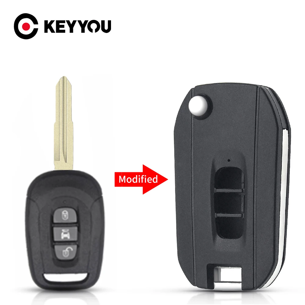 

Модифицированный брелок KEYYOU для дистанционного управления для Chevrolet Captiva Opel Antara 3 кнопки 2006 2007 2008 2009 2010 Чехол для автомобильного ключа