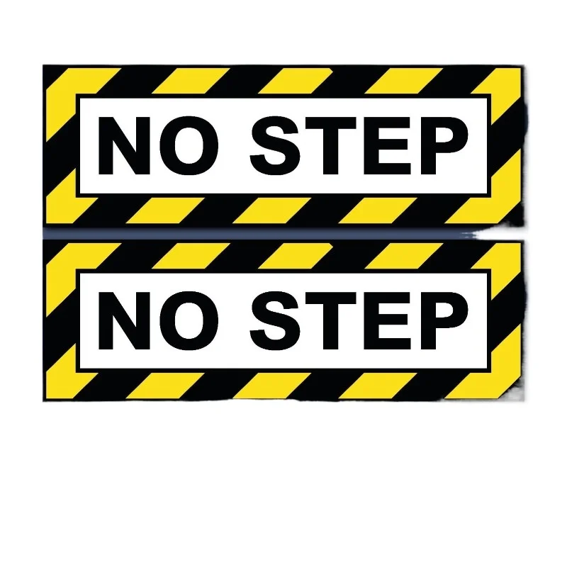 

Автомобильные наклейки NO STEP, авиационные самолеты, самоклеящиеся виниловые водонепроницаемые 15 см, ПВХ KK