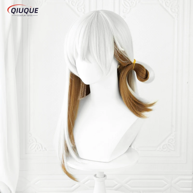 Парик для косплея Game Reverse 1999 с карманом лекарств длинные серебристые белые