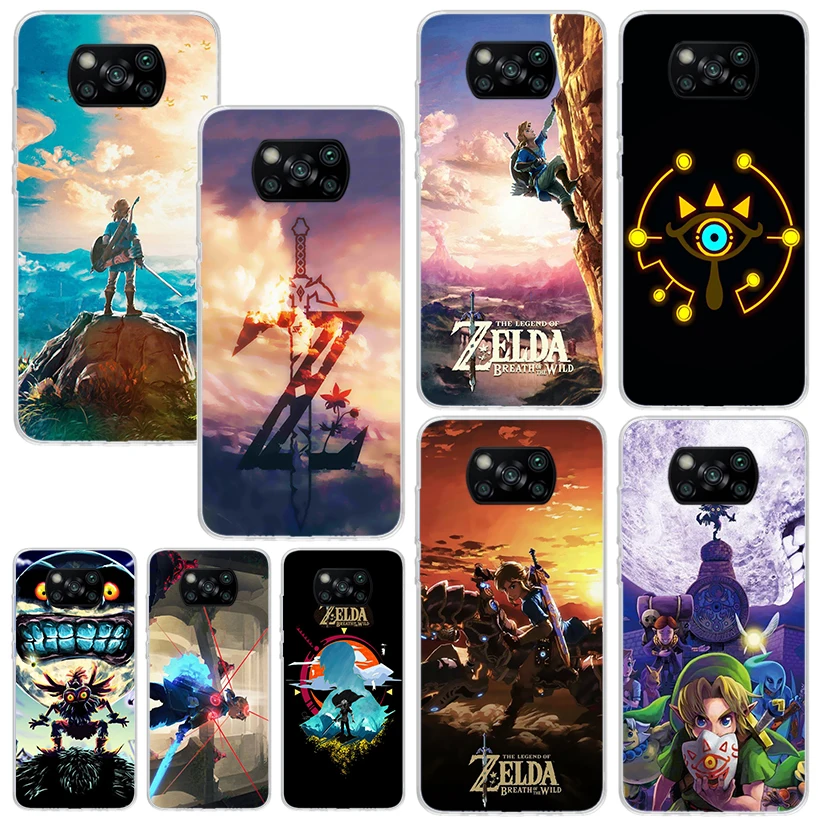 Чехол для телефона Z-Zeldas с изображением игры маджорас Xiaomi Poco X6 X5 X4 X3 Nfc F6 F5 Pro F4 Gt F3 F2