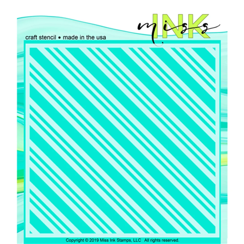 

Candy Stripe New Metal Cutting Stencil for 2022 Arrival New Top Selling Scrapbook Diary Decoration Embossing Template Diy Card