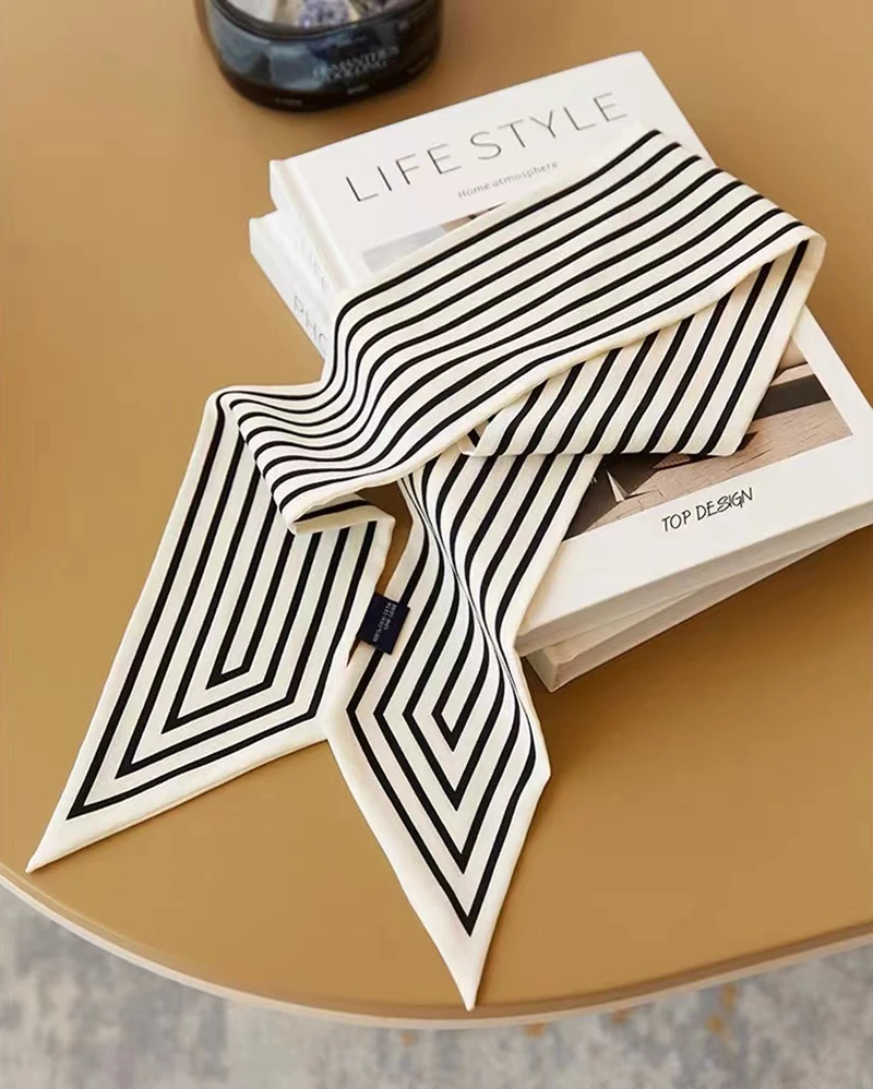 Женский Романтический Шелковый шарф Luna &amp Dolphin шифоновая шелковая повязка на