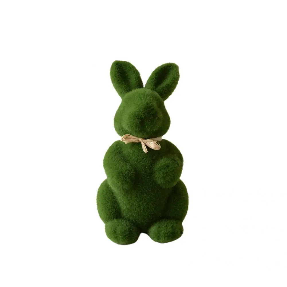 

Rabbit Model Pretty Foam Collectable Animal Model Toy Doll Ornament for Desktop