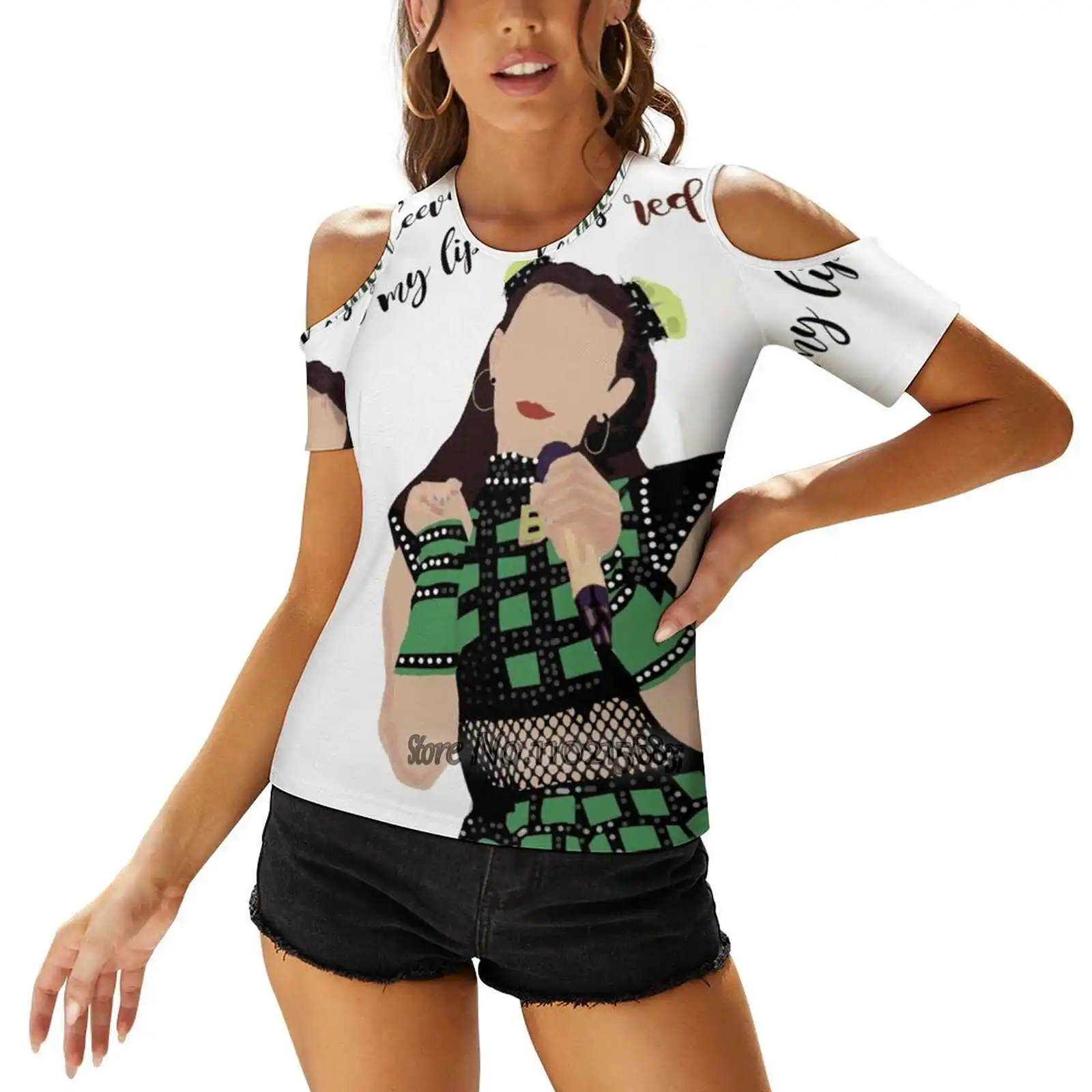 Футболка на одно плечо с завязками 6 шт. |