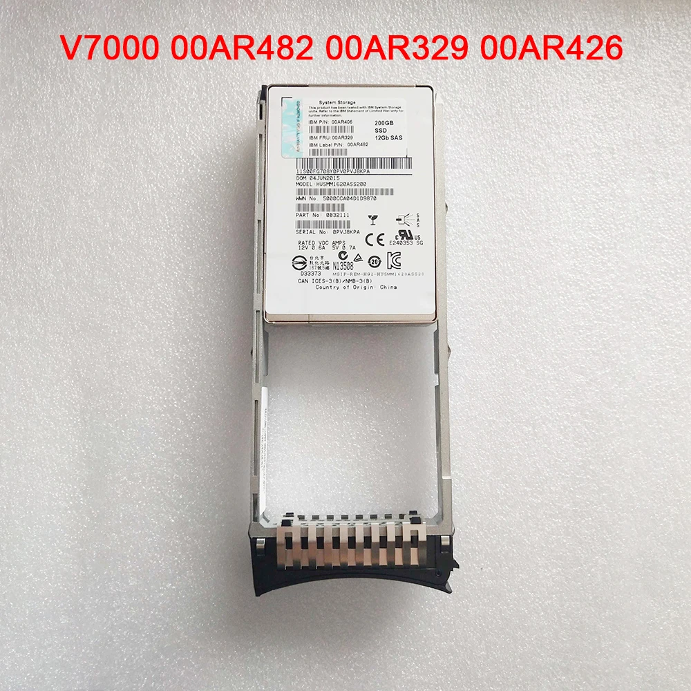 

V7000 00AR482 00AR329 00AR426 200GB 12gb SAS SSD For IBM Hard Disk