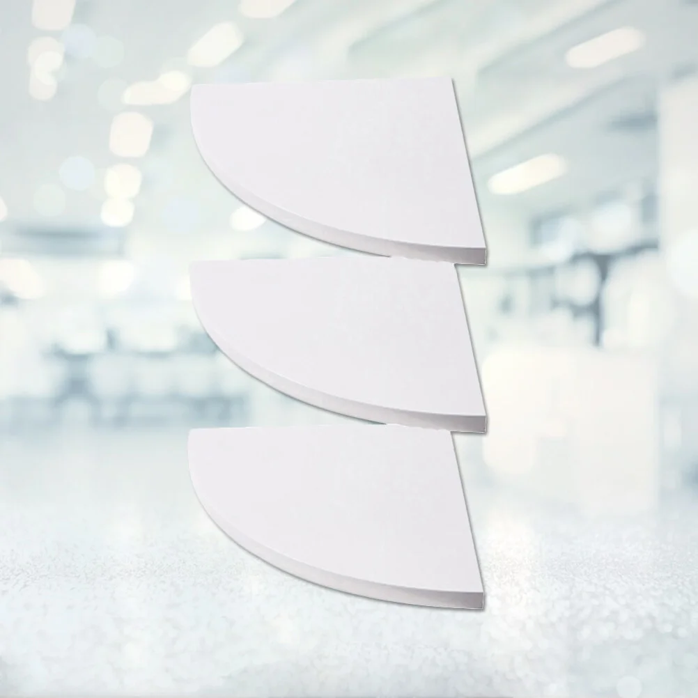 

3Pcs Wall Shelf Wall Corner Shelves Triangle Fan Shape Storage Racks Wall-mounted Corner Storage Holder
