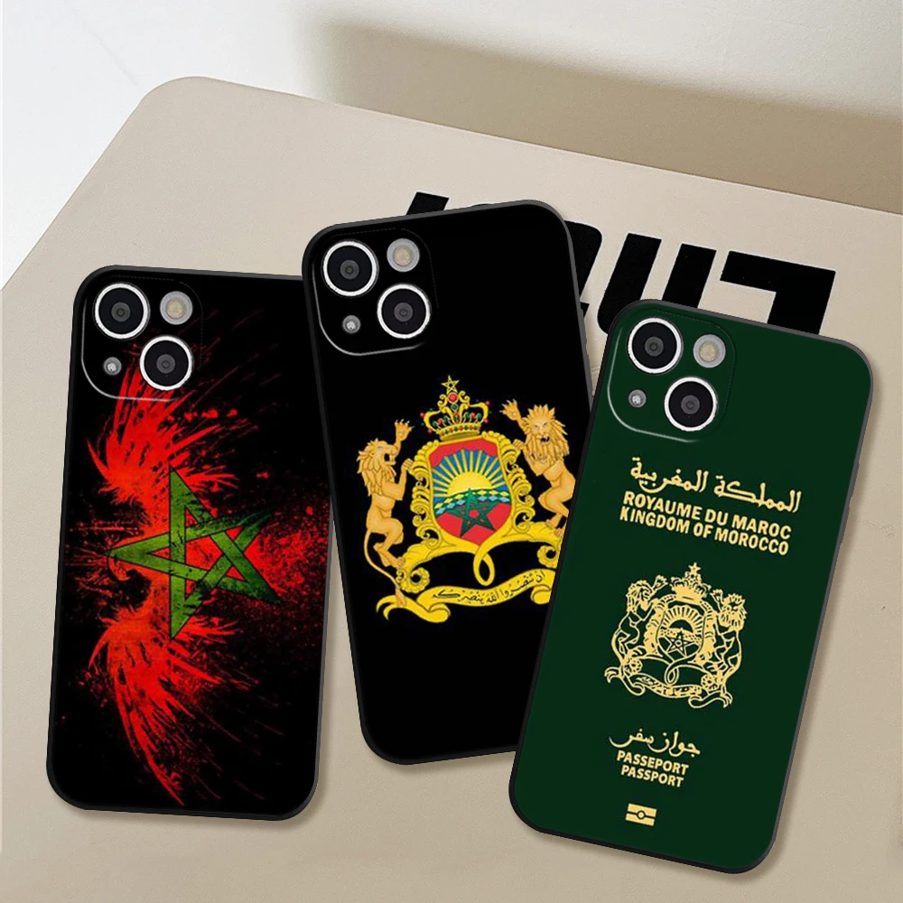 

FOR IPhone Morocco Flag Coat Of Arms Symbol Phone Case FOR IPhone 14 11 12 Pro 8 7 Plus X Pro 14 MAX 12 MINI XR XS Iphone 14