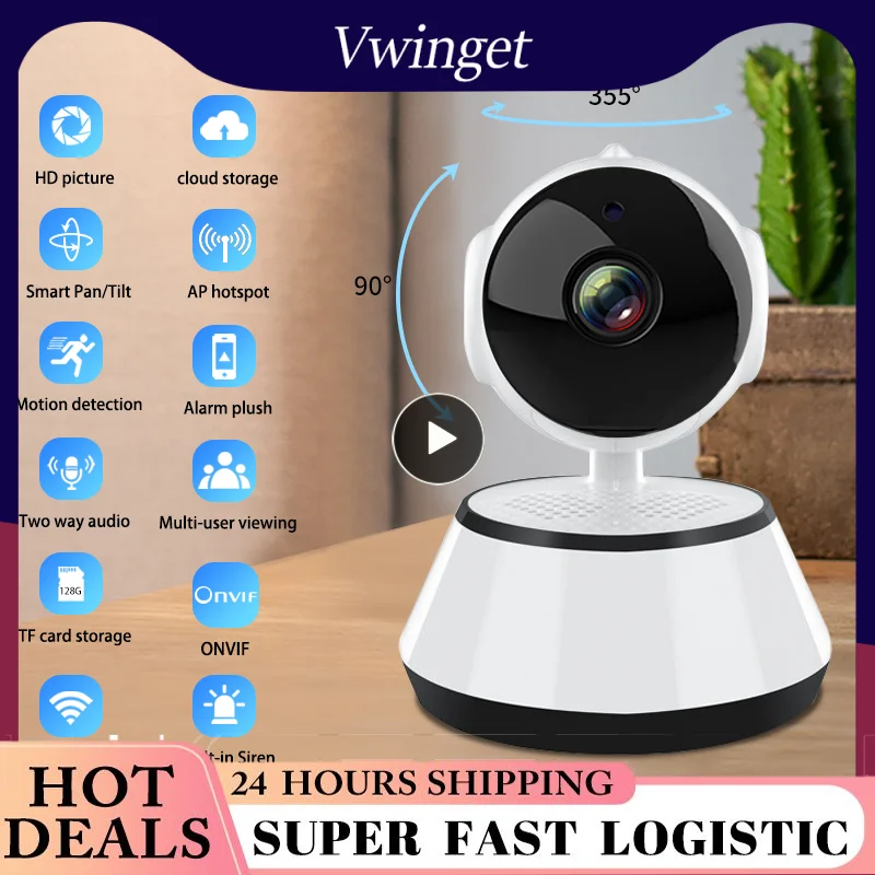 

Home Security Smart Wifi Camera Infrared Wireless Ip Camera Picture Push Voice Alarm Surveillance Camera For Ios Android Cctv