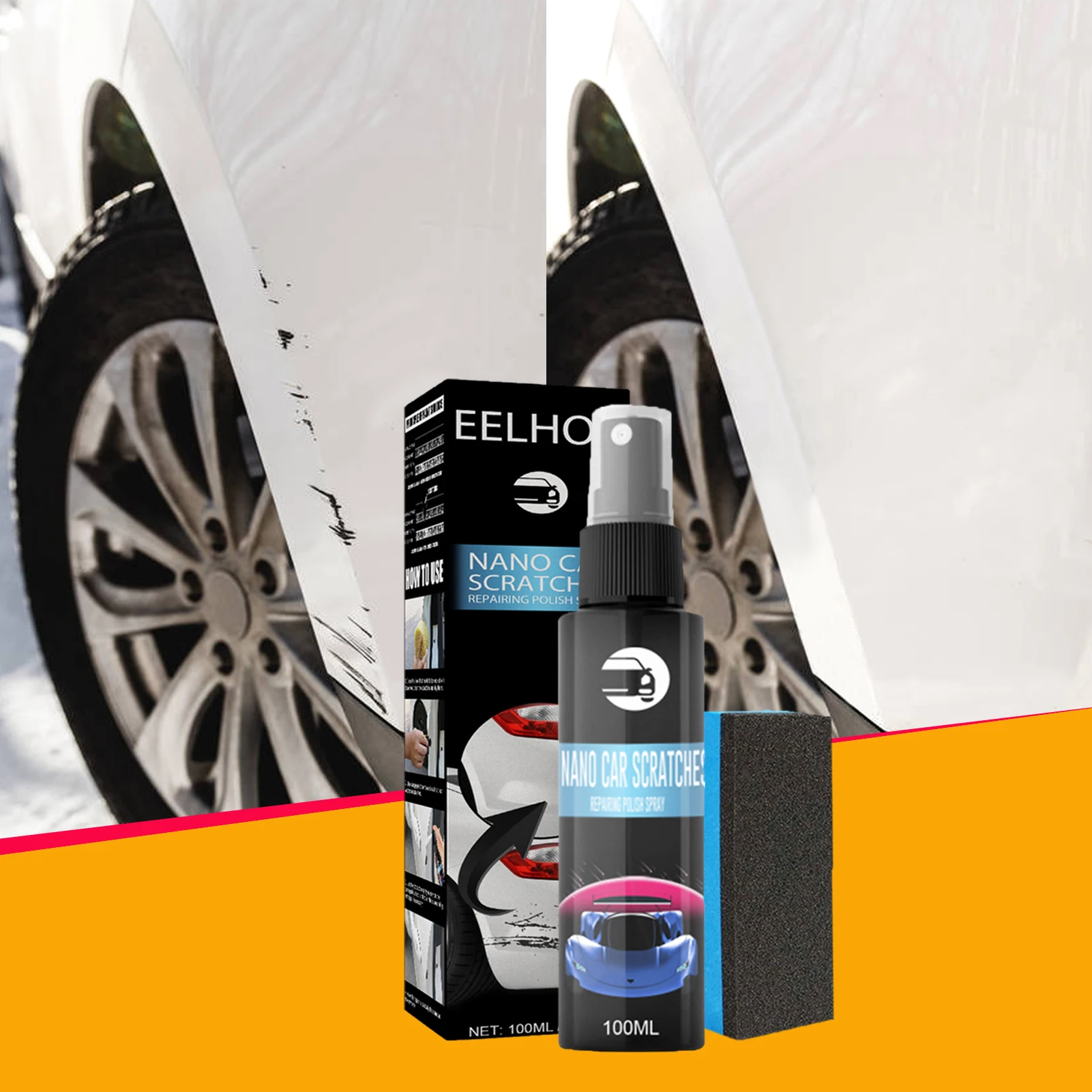 

Car Scratch Repair Polishing Wax Anti Scratch Cream Paint Car Cleaning Retreading Wash Paint Care Auto Scratch Repair Tool