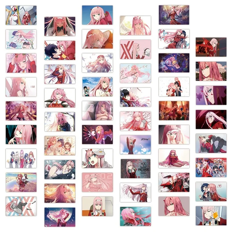 

50 шт./упак. милый аниме дорогой в Франции DITF 02 открытка бумага поздравительные открытки фон настенный коллаж Поклонники Подарочные игрушки