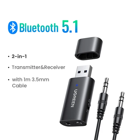UGREEN Bluetooth Receiver Transmitter 2 в 1