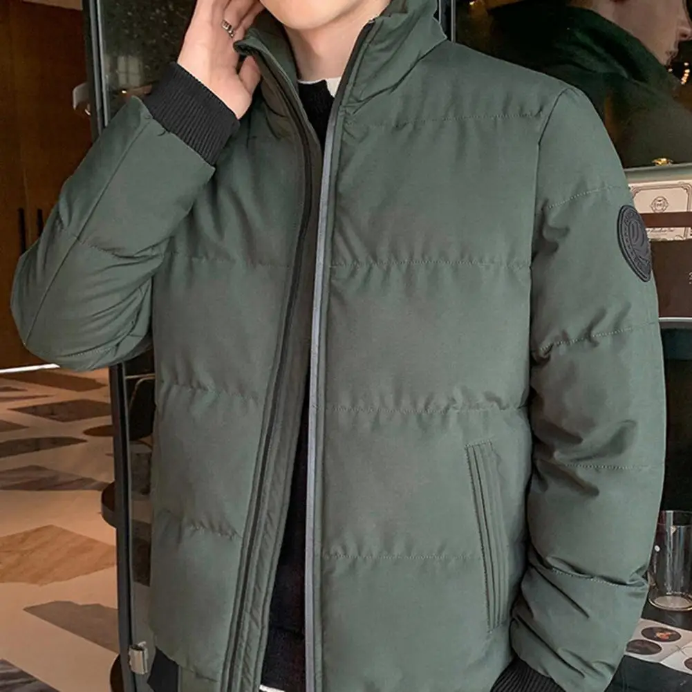 

Мужская куртка, модная плотная ветровка с карманами, утепленная мужская куртка