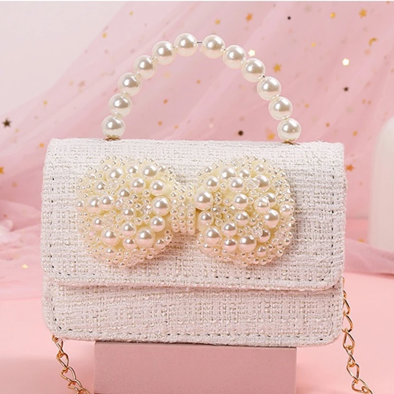 2023 New Kids Mini Handbag Tote Cute Little Girls Princess Crossbody Bags Baby Coin Pouch Toddler Clutch Bag Gift