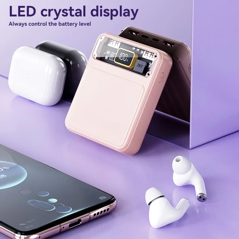 Power Bank 30000 мАч Портативное зарядное устройство для телефона Быстрая зарядка