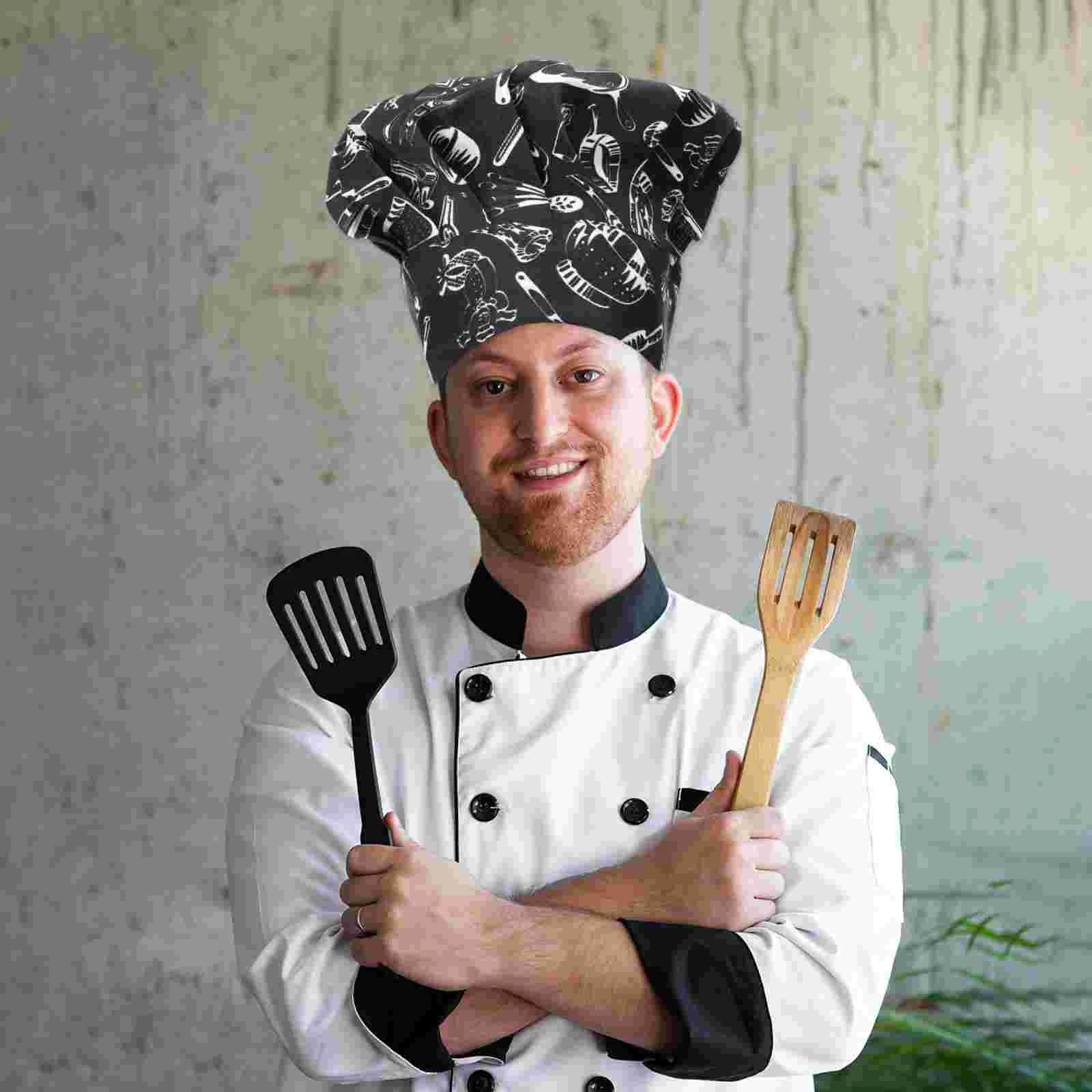 Поварская шапка 2 шт. головные повязки рабочие дышащие защитные мужские