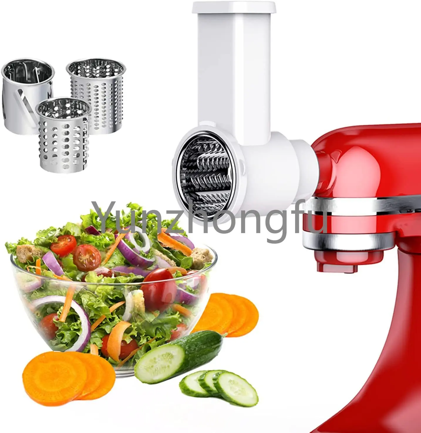 

Noodle Pressing Accessories with Kaixinyi Stand Mixer Meat Grinder Sausage Chopper Orange Twisting Tool