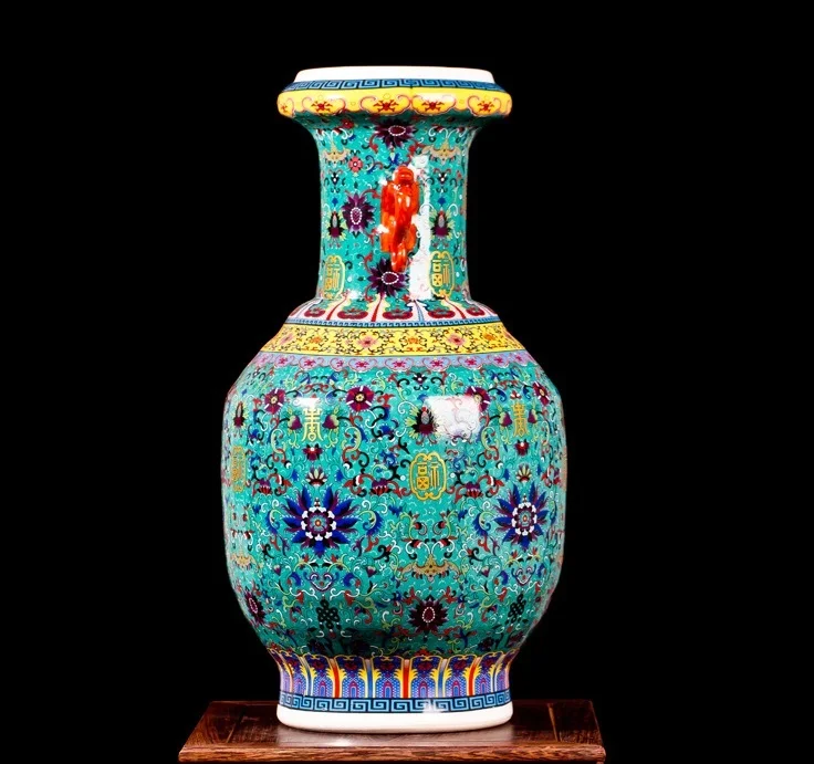 

room Sitting european-style decorative Chinese ears pastel creative Europe type restoring ancient ways ground vase
