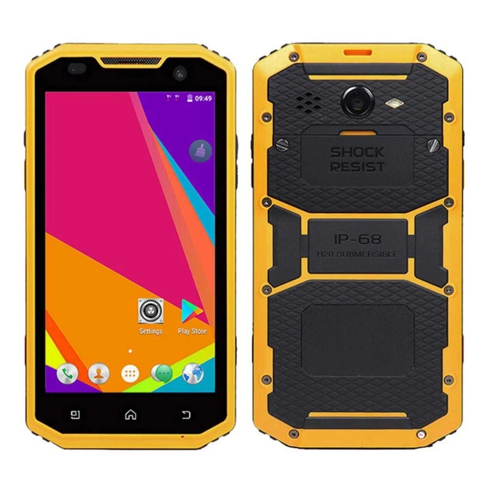L500 2GB RAM 16GB ROM Rugged Smartphone 4G LTE NFC IP68 Waterproof 5.0-inch Screen 13.0MP Rear Camera 4500MAH Mobile Phone