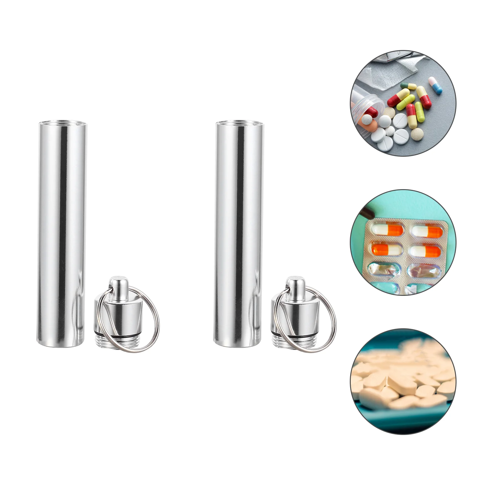 

2pcs Practical Sealing Portable Containers Boxes for Outdoor