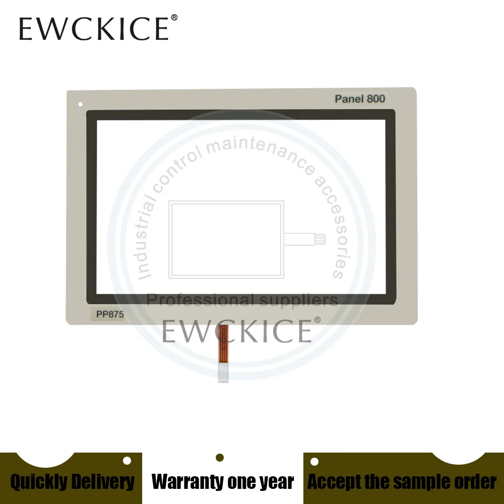 NEW Panel 800 PP875 HMI 3BSE092977R1 PLC Touch screen AND Front label Touch panel AND Frontlabel