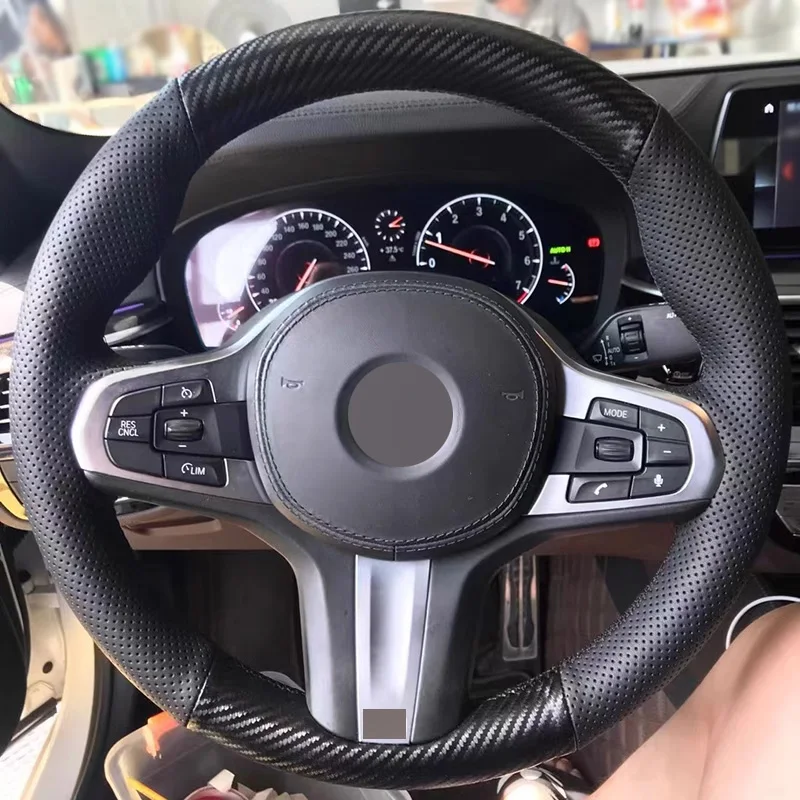 DIY матовое углеродное волокно с перфорированной кожей полная оболочка