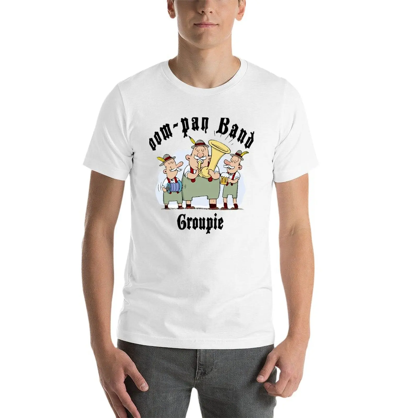 Футболка Oom Pah Band Groupie блузка персонализированная футболка быстросохнущая синяя