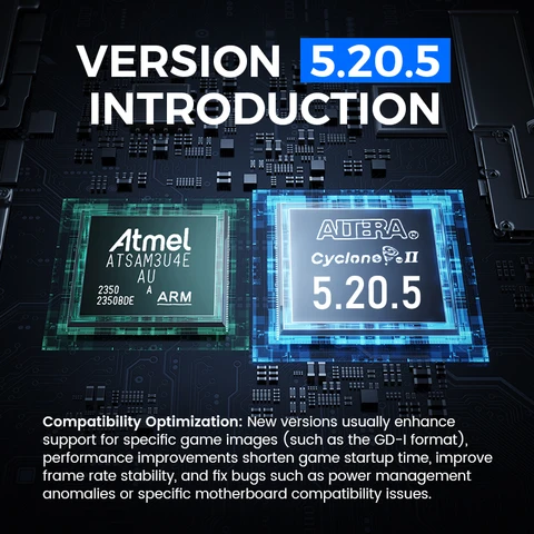 GDEMU V5.20, новейшая версия, плата моделирования оптического привода для консоли SEGA Dreamcast GDU DC VA1, расширение SD V5.20.5