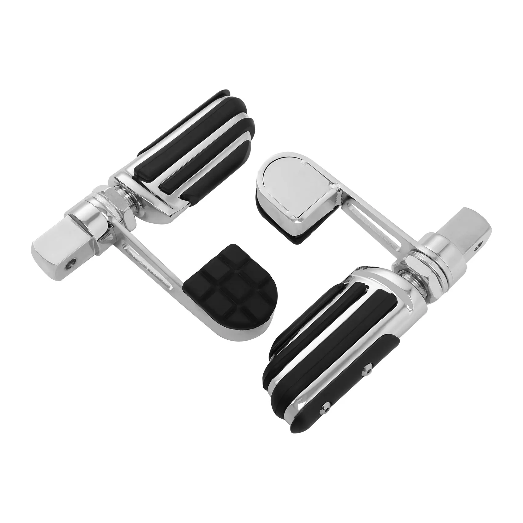 Фото Подножка для ног мотоцикла, подножка для пяток для Honda VTX1300 2003-2009 VTX1800 2002-2011 VTX 1800 1300 хром №3