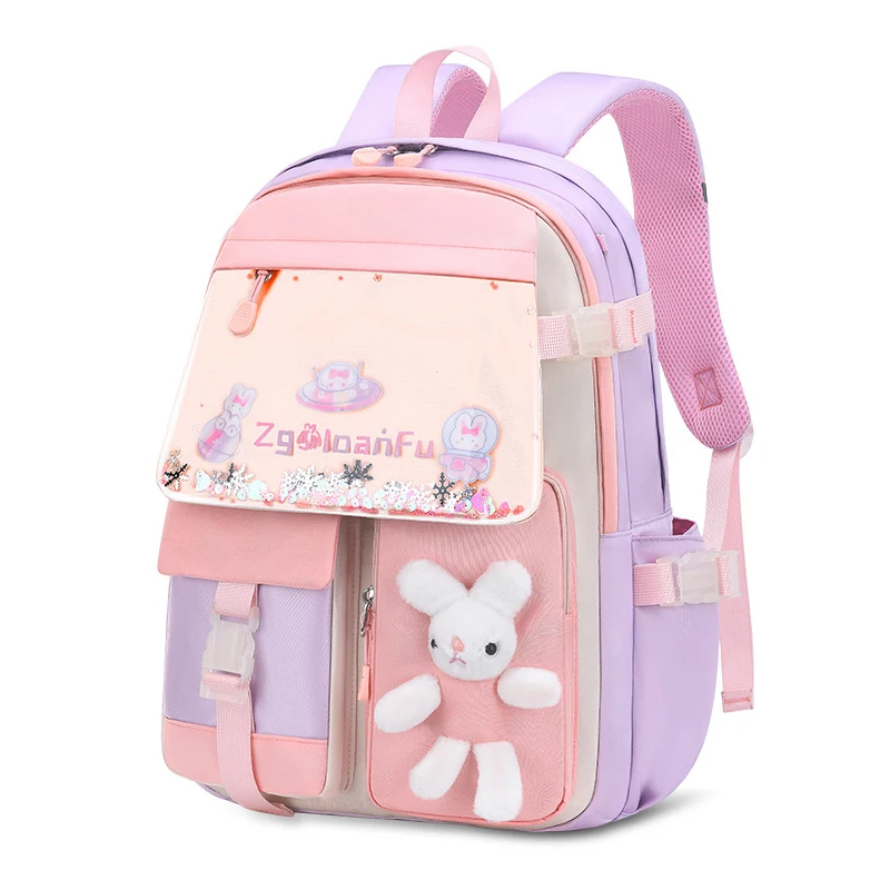 Princess Children School Bags Girls School Backpack Sequins Kids Schoolbag Orthopedic Primary School Bookbag Mochilas Escolares