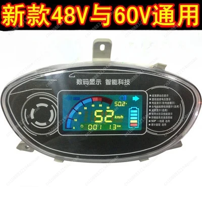 Цветной экран синий инструмент для электромобиля ЖК-дисплей 48 В 60 72 измеритель