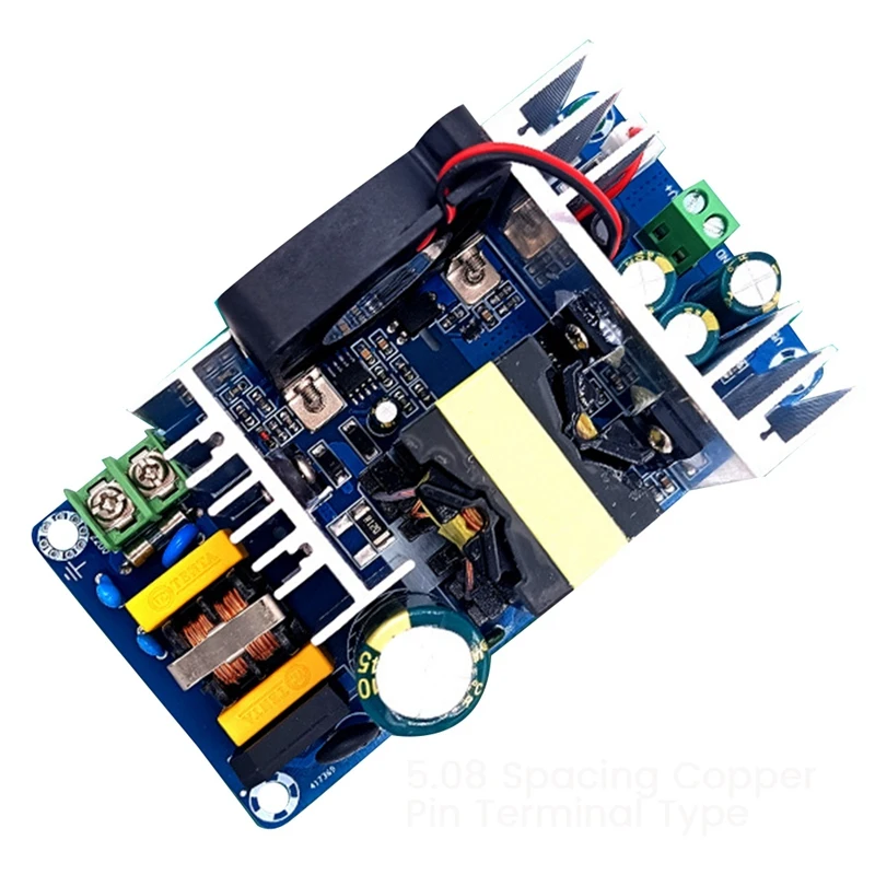 

1 PCS Isolation Switch Power Module AC-DC Step-Down Module 8A 220V To 24V Power Board With Fan (5.08 Terminal)