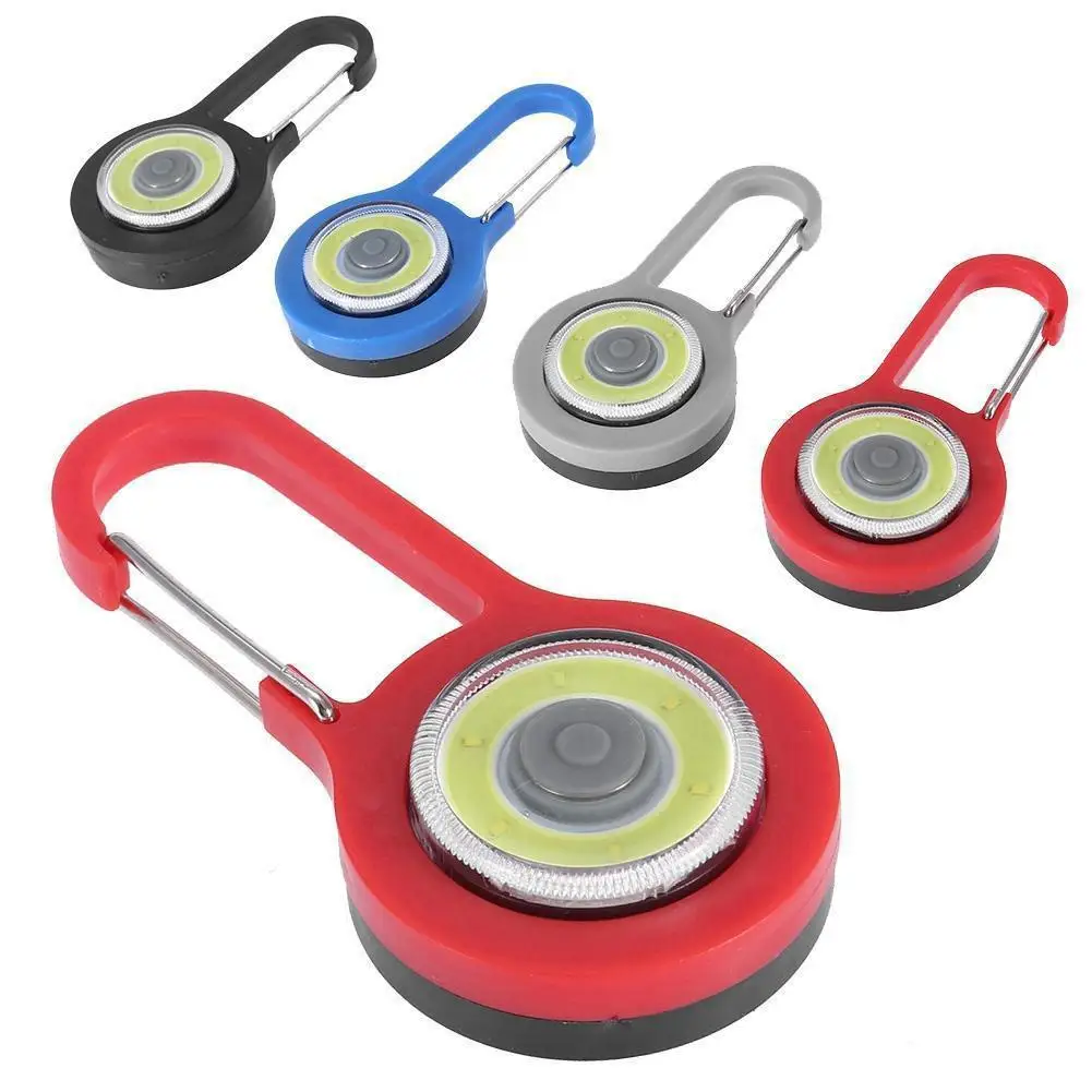 

Portable LED Flashlight Carabiner Lamp Keychain Light 3-Mode Waterproof Torch Light Lamp Emergency Camping Tent Lamp