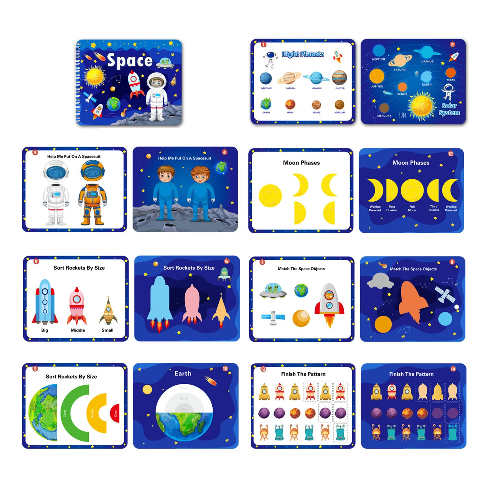 

Quiet-Book For Toddlers Montessori Basic Skills Activity Toys Preschool Learning Travel Toy Educational Quiet-Book For